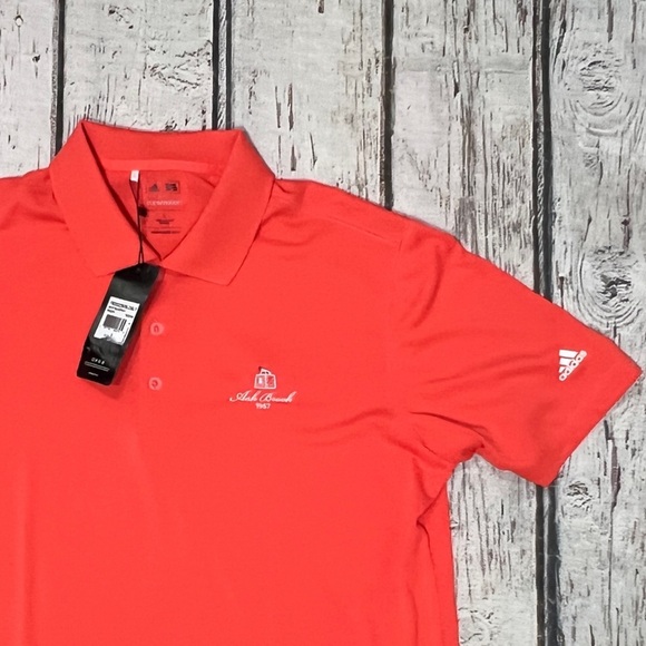 Ashbrook Golf Course New Jersey Adidas Golf Golfer New Mens Shirt - Picture 2 of 6